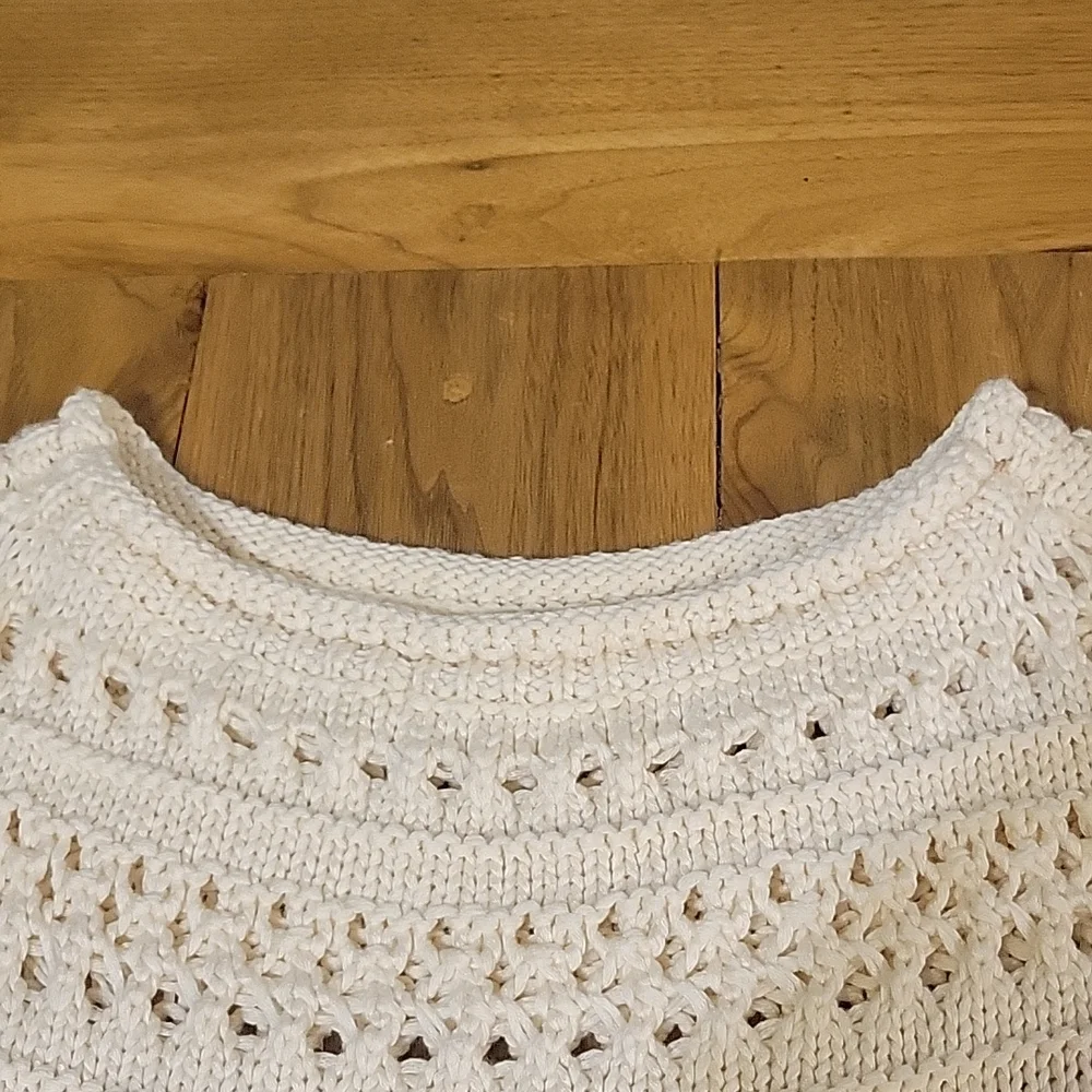 Women's XL beautiful loose knit heavyweight sweater - Picture 6 of 7